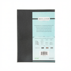 Thumbnail image #1 for CAC China MCC4-14BK 4-Panel Faux Leather Menu Cover, Legal Size, 8-1/2" x 14", Black Case of 30