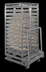 Thumbnail image #6 for FWE End-Loading Rethermalizer-Holding Roll-In Rack for 26 Wire Baskets