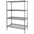 Thumbnail image #1 for SPG International Amco PC84SS 84-Inch Stainless Steel Mobile Wire Shelving Post for Stem Casters