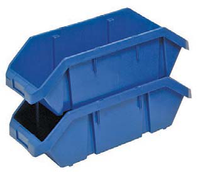 Quantum QuickPick Double-Sided Shelf Bin, 12-1/2 x 6-5/8 x 5 Inches, Polypropylene