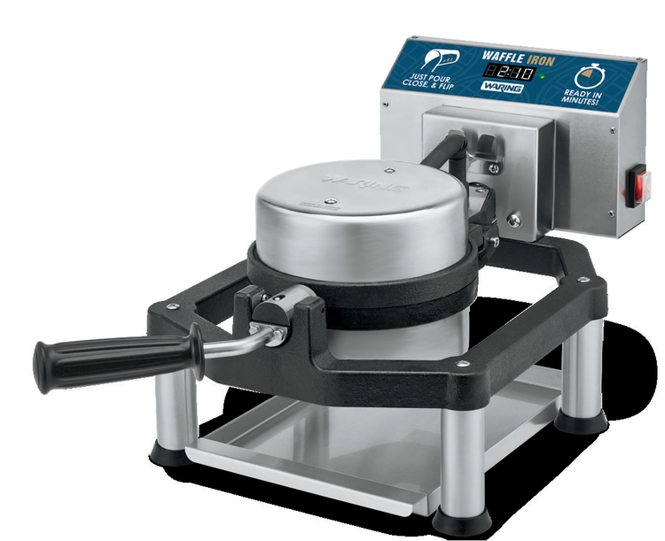 Product image #7 for Waring Heavy-Duty Cast-Iron Single Rotary Belgian Waffle Maker