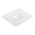 Thumbnail image #1 for Alegacy Foodservice Products PCC22162 1/6 Size Clear Polycarbonate Food Pan Cover with Handle Case of 12