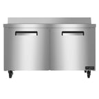 Thumbnail image #1 for Hoshizaki Valiance Series VWR60A Two-Section Worktop Reach-In Refrigerator, 59-3/4"W, 15.37 cu. ft., Solid Door, Rear-Mounted Refrigeration