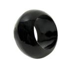 Thumbnail image #1 for Ten Strawberry Street Lacquer NAP-BLK Black Lacquer Napkin Ring Case of 48