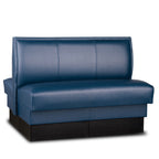 Thumbnail image #1 for JustChair Manufacturing JBD-USP-36-GR2 Double Booth, 36"H, Upholstered Stitched-Welt Panel Back, Lumbar Support, Upholstered Seat
