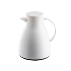 Thumbnail image #1 for TableCraft Products Cash & Carry 12663 Vacuum-Insulated Coffee Carafe, 34 oz, Glass Liner, Frosted White Plastic