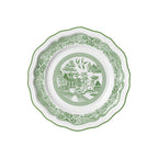 Thumbnail image #1 for Steelite International Folio, Porcelain 62549FP812 9-Inch Round Porcelain Rim Plate, Scalloped Edge, Willow Green Case of 2 Dozen