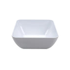 Thumbnail image #1 for G.E.T. GET CS-1281-W Square Melamine Bowl, 4 qt., White, 10" x 10" x 3-1/4"H Case of 3