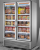 Thumbnail image #7 for True Full-Length Two-Section Glass Door Freezer Merchandiser, Self-Contained, Bottom-Mounted, Black, -10°F