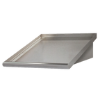 Thumbnail image #1 for Tarrison Products Ltd. TA-WSDR223 Wall-Mounted Stainless Steel Dishtable Sorting Rack, 62"W, Solid