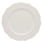 Thumbnail image #1 for Ten Strawberry Street Ever EVER-0001 Bone China Dinner Plate, 10-5/8" Round, Scalloped Edge, White Case of 24