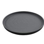 Thumbnail image #1 for G.E.T. GET RP-11-GRM/BKM Round Melamine Dinner Plate, 11" Diameter, Gray Matte Inside/Black Matte Outside 1 Dozen