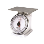 Thumbnail image #1 for Alegacy Foodservice Products 74840 Countertop Portion Control Food Scale, Fixed Dial, Sloped Face, Top-Loading, 5-3/4" Platform, Enamel Steel