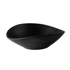 Thumbnail image #1 for CAC China Brunswick XBRW-BT8 Triangular Melamine Bowl, 20 oz, 8-1/8 in, Matte Black Case of 2 Dozen