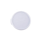 Thumbnail image #1 for CAC China FS3R-68CV-W Round Polypropylene Food Storage Container Cover, White, for 6 & 8 qt Containers Case of 12