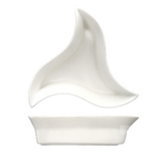 Thumbnail image #1 for International Tableware Aspekt AS-12 6 oz Star-Shaped Porcelain Appetizer Dish, 6" Case of 3 Dozen