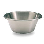 Thumbnail image #1 for Matfer Bourgeat 702632 Stainless Steel Mixing Bowl, 8.4 qt, 12-1/2 in Diameter, Flat Bottom
