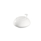 Thumbnail image #1 for CAC China CAC Collection COL-HSP Porcelain Sugar Bowl, 3-1/4" Round, with Lid, Bone White Case of 3 Dozen