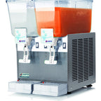 Thumbnail image #1 for AMPTO C1256 Electric Countertop Cold Beverage Dispenser, 2 × 3-Gallon Removable Bowls, Gravity-Tap Faucets