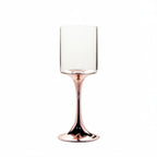 Thumbnail image #1 for Kadra Kitchenware Vikko Decor VD-12-HRG Wine Glass, 12 oz., Rose Gold Harp Case of 24