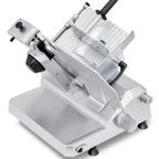 Thumbnail image #2 for Rheninghaus MO14 Commercial Slicer, Manual Belt Drive, Gravity Feed, 14-inch Hollow-Ground Knife, 1/2 HP, Anodized Aluminum