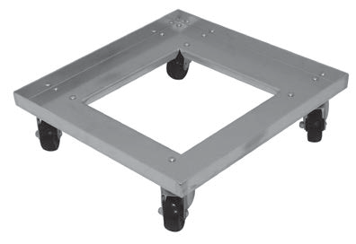 Product image #4 for Advance Tabco Single-Stack Aluminum Glass Rack Dolly, 600 lb Capacity