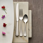 Thumbnail image #2 for 1880 Hospitality Inn Classic by Oneida® 2305FDNF Dinner Fork, 7-1/4", Fluted Border, Beveled End, 18/10 Stainless Steel Pack of 3 Dozen