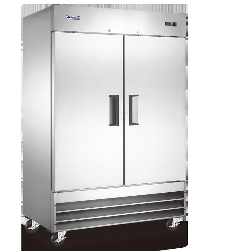 Product image #5 for Aurora Two-Section Reach-In Refrigerator, 47 Cu. Ft., Bottom-Mount Self-Contained, Stainless Steel