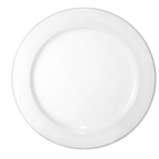Thumbnail image #1 for International Tableware Dover DO-22 Porcelain Plate, 8-1/4" Round, Wide Rolled Rim, European White Case of 3 Dozen
