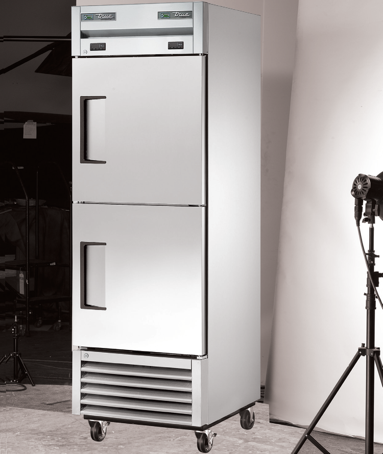 Product image #5 for True T-Series 1-Section Dual Temperature Reach-In Refrigerator/Freezer with 2 Half Doors, 27 1/8 Inch Wide