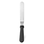 Thumbnail image #1 for New Star Foodservice Inc. 38170 8-Inch Offset Icing Spatula, Stainless Steel Blade, Black Plastic Handle Case of 120