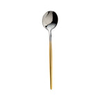 Thumbnail image #1 for Kadra Kitchenware Vikko Dine VF-TS15-VGS Two-Tone Gold & Silver 18/10 Stainless Steel Tea Spoon, Mirror Finish Case of 144