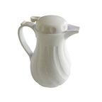 Thumbnail image #1 for Thunder Group PLWS020WT Beverage Server, 20 oz, Double-Wall Insulated, Push-Button Lid, White Case of 24