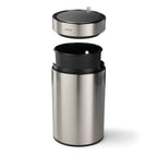 Thumbnail image #2 for Tramontina 81200-016DS Automatic Trash Can, 3.17 Gallon, Round, Sensor Lid, Stainless Steel