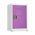Thumbnail image #1 for Alpine Industries ADI629-02-PUR Single-Tier Steel Locker, 24"H x 15"W, Purple