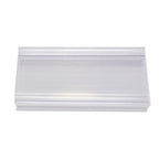 Thumbnail image #1 for Omcan 48752 Clear Label Holder, 3" x 1.25", for wire shelves Case of 4
