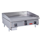 Thumbnail image #1 for Royal Range of California Delux Series RDSAC-36 Countertop Gas Griddle, 36 in, 1 in Smooth Steel Plate, 3 Burners