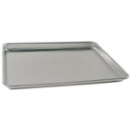 Thumbnail image #1 for AllPoints Foodservice Parts & Supplies 78251 Half-Size Aluminum Sheet Pan, 18 x 13 Inch, Uncoated, Solid, Wire-Reinforced Rim