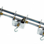 Thumbnail image #1 for Rotisol USA FI1160-C Vertical Spit System Bar with 2 Mounting Brackets and 5 Cooking Hooks