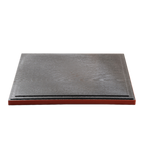 Thumbnail image #1 for Korin Inc NR-317C Rectangular Plastic Bento Box Cover, Black, 12-1/2"L x 10-3/5"W x 7/10"H