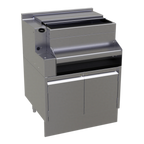 Thumbnail image #1 for Glastender, Inc. Elevation E-IB-24-CP10 Underbar Ice Bin with 10-Circuit Cold Plate, 28W x 24D, 67 lb Capacity