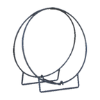 Thumbnail image #1 for Chef Master UniFlame W-1836 Log Hoop, 36" Diameter x 39"H, 1/2" Solid Steel, Black Case of 2