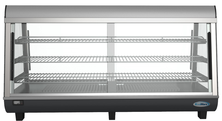 Product image #5 for KoolMore 48-Inch Countertop Glass Hot Food Display Warmer, 6.5 Cu. Ft., Self-Service