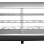 Thumbnail image #5 for Koolmore HDC-6C 48-Inch Countertop Hot Food Display Warmer, 3 Shelves, Self-Service, Curved Glass