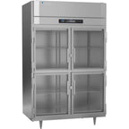 Thumbnail image #1 for Victory Refrigeration UltraSpec™ RS-2D-S1-HG-HC Two-Section Reach-In Refrigerator, 44.57 cu. ft., Four Half-Height Hinged Glass Doors