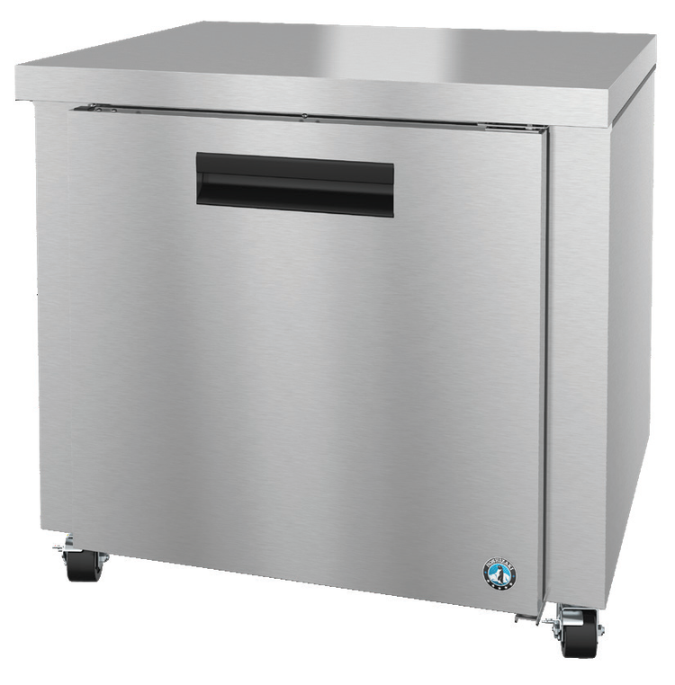 Product image #6 for Hoshizaki Steelheart UR36B Undercounter Reach-In Refrigerator, 36 Inch Wide, 1 Section, Solid Door, 9.9 Cu. Ft.