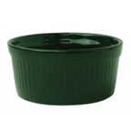 Thumbnail image #1 for International Tableware Cancun RAMF-2-G 2 oz Green Ceramic Fluted Ramekin Case of 3 Dozen