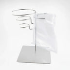 Thumbnail image #1 for Alfa International VacMaster POUCH STAND Multi-Ring , 8 x 13 x 8 in, Stainless Steel