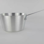 Thumbnail image #1 for Tuxton China Tuxware WASEL192 6 Qt Aluminum Saucepan with Lid and Riveted Handle Case of 4