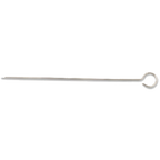 Thumbnail image #1 for Browne USA Foodservice 575691 Stainless Steel Skewer, 12-Inch, Round Wire Loop Handle, Pointed Tip 1 Dozen